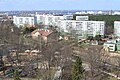 Immeubles du quai du port à Vecmīlgrāvis.