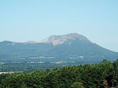 有珠山。大有珠、小有珠のピークが溶岩ドーム