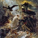 Girodet, Ossian Receiving the Spirits of the French Heroes, 1802