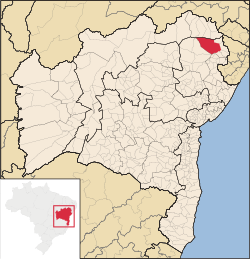 Location in Bahia