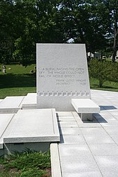 Close-Up of Blue Sky Mausoleum