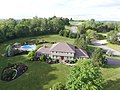 A large suburban house in the western hills of Camillus.