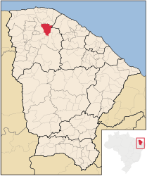 Santana do Acaraú – Mappa