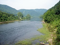 Река Чит в городе Роулесбург