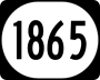 Kentucky Route 1865 marker