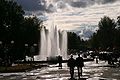 Fuente en un parque de la ciudad.