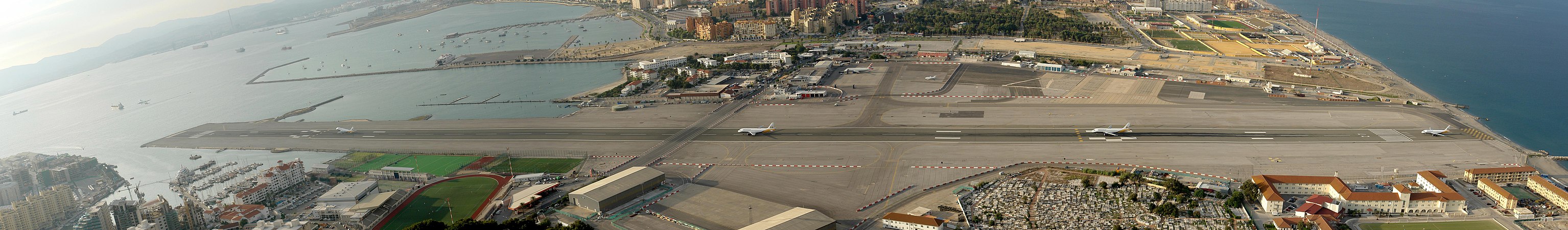 Gibraltar International Airport, by Nervousenergy