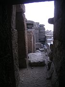 Salle ou magasins intérieurs du temple funéraire