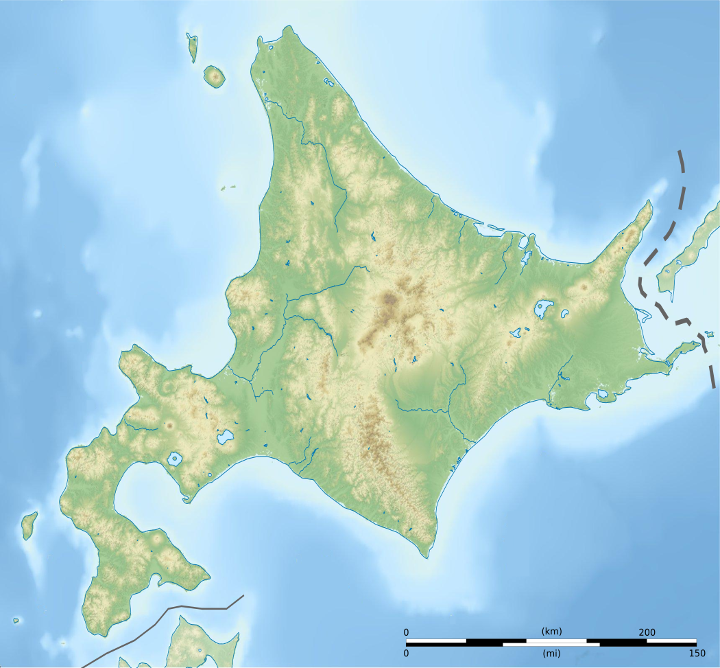 Map of Hokkaido