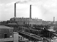 Hydrogenation plant in Pölitz, 1942, before destruction by Allied bombing from late April 1943 onward, leading to 70% of the town being destroyed