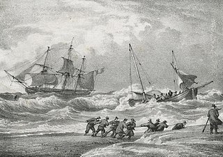 John Cantiloe Joy, Going to a Vessel requiring assistance and Thereby preventing Shipwreck (undated), Norfolk Museums Collections