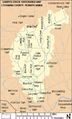 Larrys Creek Watershed Map