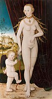 Venus and Amor, Lucas Cranach the Elder, 1520