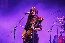 Lenchantin with Pixies in 2018