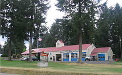 Mohawk Valley Fire Station in Marcola