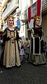 Gegants at La Mare de Déu de la Salut Festival from Algemesí, Spain