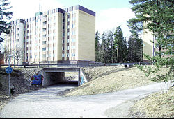 Musikvägen road/walking trail crossing, Gottsunda