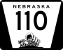 State Highway 110 marker