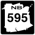 Route 595 marker