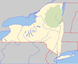 Corinth is located in New York Adirondack Park