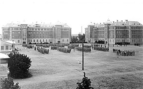 Barracks yard in 1928