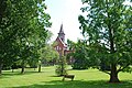 View of Old Mill from the University Green, 2012