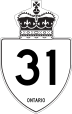 Highway 31 marker