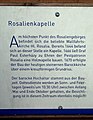 Beschreibung der Rosalienkapelle