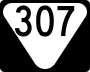State Route 307 marker