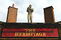 Statue of Bendigo on the former Hermitage pub