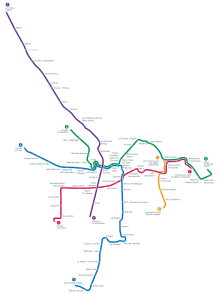 Lignes de tramway grenoble