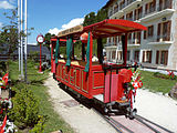Tram at the Riffelalp Resort
