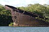 The wreck of LST-480 in West Loch, Pearl Harbor