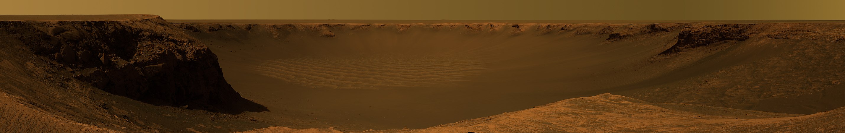 Victoria crater, by Opportunity