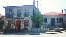 Picture of a gray brick building