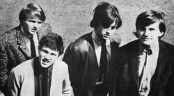 Wayne Fontana & The Mindbenders in 1965. L-R: Bob Lang, Ric Rothwell, Eric Stewart and Wayne Fontana