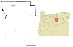 Location in Oregon