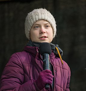 Greta Thunberg is a climate activist born in Sweden in 2003.