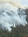 Defensive burning above Cedar Valley.