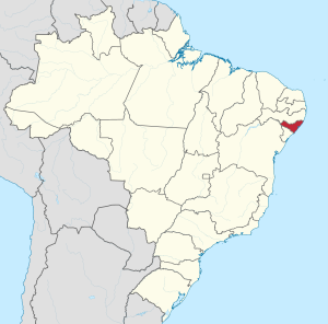 Localização de Alagoas no Brasil