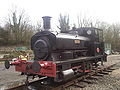 Andrew Barclay 0-4-0ST Annie at Whitwell station, March 2009