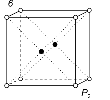 Black-white (antisymmetric) 3D Bravais Lattice number 6 (Monoclinic system)