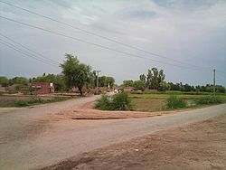 Bakhar Bar village entrance