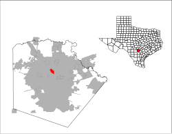 Location of Castle Hills, Texas