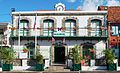 French tricolours at the mairie of Case-Pilote