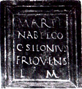 Inscription sur bronze à Mars Nabelcus