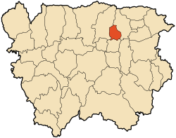 Location within Aïn Defla province