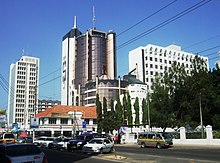 Le bâtiment de la banque Stanbic