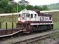 Estrada de Ferro Vitória a Minas (EFVM) 531, a G12 built by EMD (serial number 21936 of 1956) photographed at Aimorés station, Aimorés, MG, Brasil, March 2008.