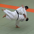 Image 10Harai goshi (払腰, sweeping hip), a koshi-waza (from Judo)